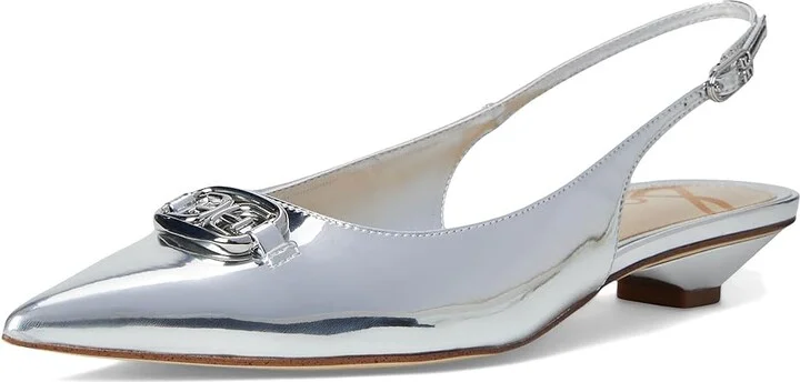 Sam Edelman Aggie Women's Shoes Soft Silver : 8.5 M, Leather/Rubber - Image 5