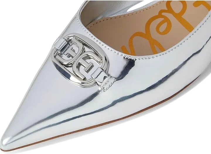 Sam Edelman Aggie Women's Shoes Soft Silver : 8.5 M, Leather/Rubber - Image 7