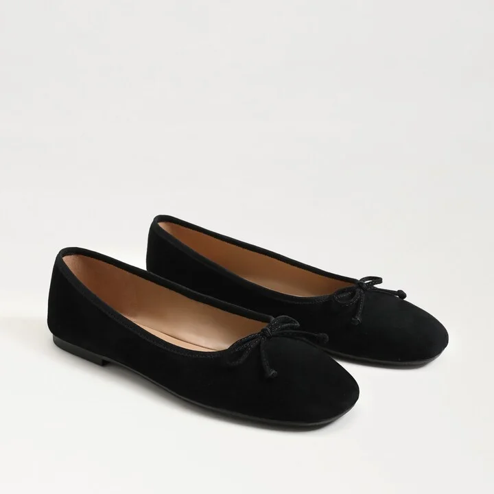 Sam Edelman Alie Ballet Flat Black Suede
