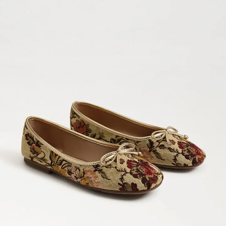 Sam Edelman Alie Ballet Flat Natural Multi Fabric