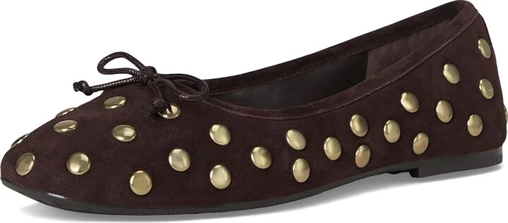 Sam Edelman Alie Stud Women's Flat Shoes Cafe Noir Stud : 5 M, Leather - Image 5
