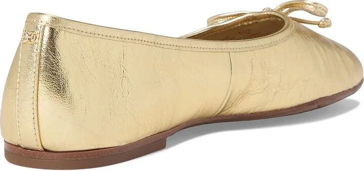 Sam Edelman Alie Women's Flat Shoes Amber Gold : 11 M, Leather - Image 4