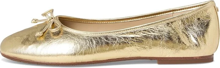 Sam Edelman Alie Women's Flat Shoes Amber Gold : 11 M, Leather - Image 6