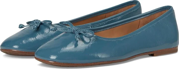 Sam Edelman Alie Women's Flat Shoes Blue Agate : 6.5 M, Leather