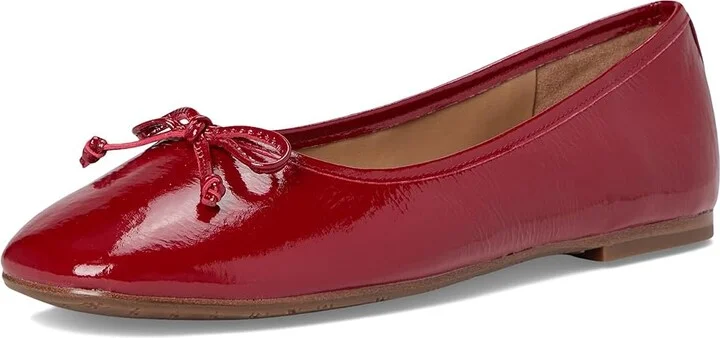 Sam Edelman Alie Women's Flat Shoes Deep Scarlet : 8 M, Leather - Image 5