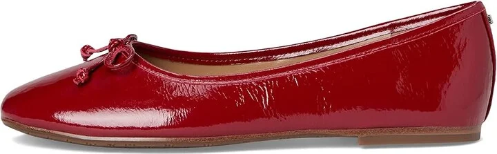 Sam Edelman Alie Women's Flat Shoes Deep Scarlet : 8 M, Leather - Image 6