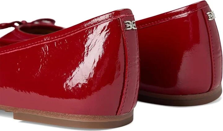 Sam Edelman Alie Women's Flat Shoes Deep Scarlet : 8 M, Leather - Image 7