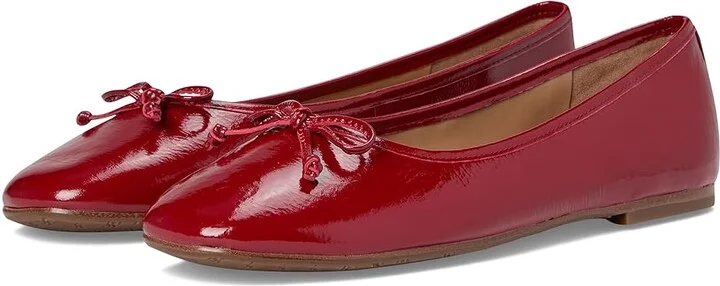 Sam Edelman Alie Women's Flat Shoes Deep Scarlet : 8 M, Leather