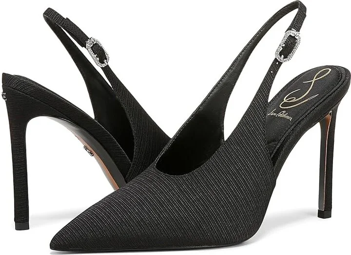 Sam Edelman Alina Women's Dress Sandals Black 1 : 10 M, Suede - Image 4