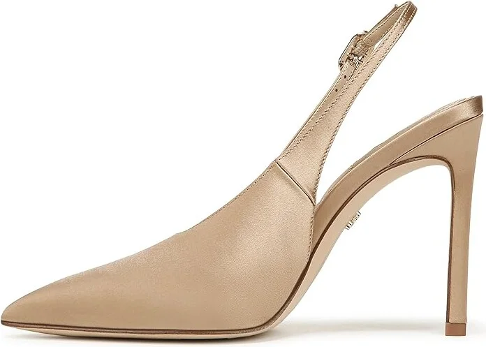 Sam Edelman Alina Women's Dress Sandals Ecru : 6.5 M, Suede - Image 5