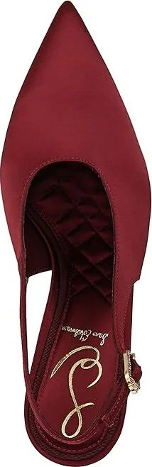 Sam Edelman Alina Women's Dress Sandals French Burgundy : 8.5 M, Suede - Image 2