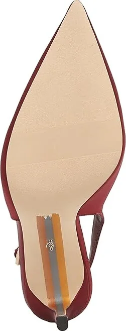 Sam Edelman Alina Women's Dress Sandals French Burgundy : 8.5 M, Suede - Image 3