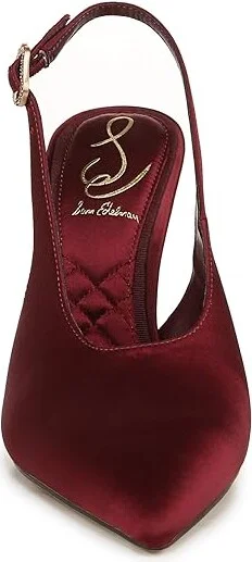 Sam Edelman Alina Women's Dress Sandals French Burgundy : 8.5 M, Suede - Image 4