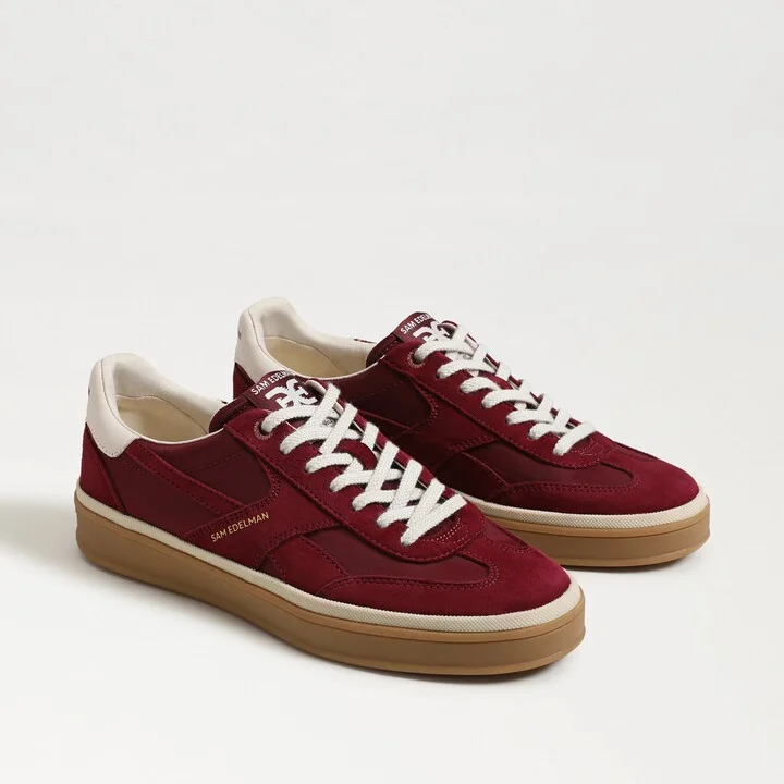 Sam Edelman Althea Sneaker French Merlot Nylon/Suede