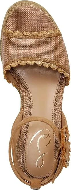 Sam Edelman Amber Platform Sandal Women's Shoes Buff Tan : 10 M, Textile - Image 2