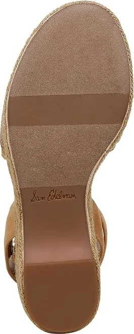 Sam Edelman Amber Platform Sandal Women's Shoes Buff Tan : 10 M, Textile - Image 3