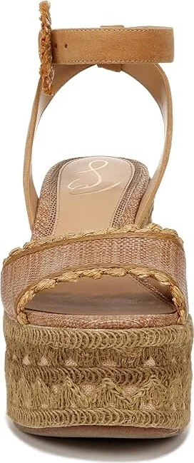 Sam Edelman Amber Platform Sandal Women's Shoes Buff Tan : 10 M, Textile - Image 4