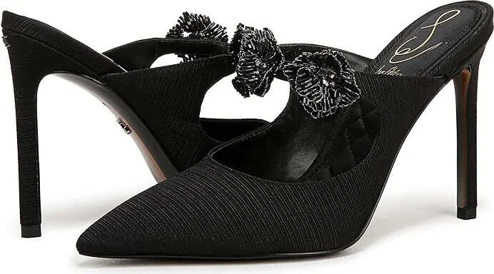 Sam Edelman Amelie High Women's Heels Black : 7 M, Leather - Image 4