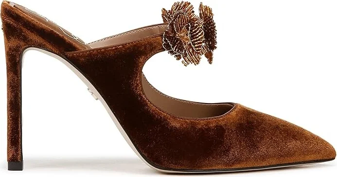 Sam Edelman Amelie High Women's Heels Spiced Camel : 8.5 M, Leather - Image 6