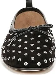 Sam Edelman Ari Gem Women's Flat Shoes Black Suede : 9.5 M, Rubber - Image 4