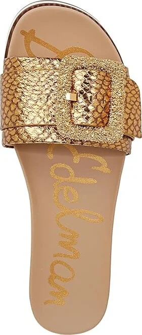 Sam Edelman Ariane 2 Women's Shoes Medallion Gold Snake : 8.5 M, Leather - Image 2