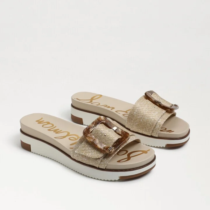 Sam Edelman Ariane Slide Sandal Eggshell Weave
