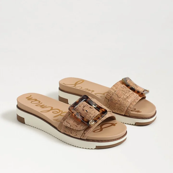 Sam Edelman Ariane Slide Sandal Natural Cork