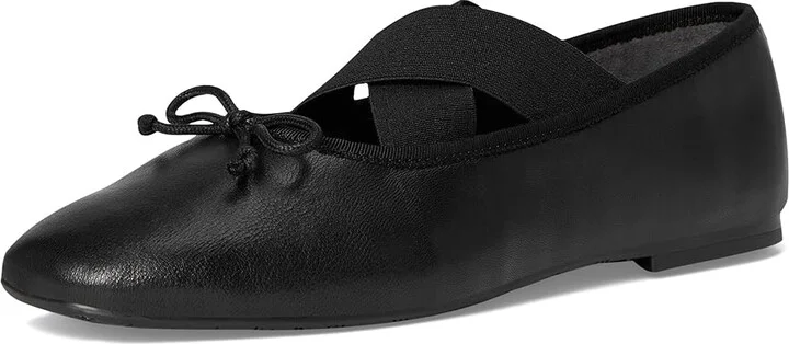 Sam Edelman Arya Women's Flat Shoes Black Leather : 7 M, Polyester - Image 5