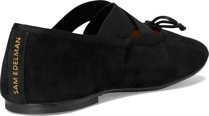 Sam Edelman Arya Women's Flat Shoes Black Suede : 11 M, Polyester - Image 4