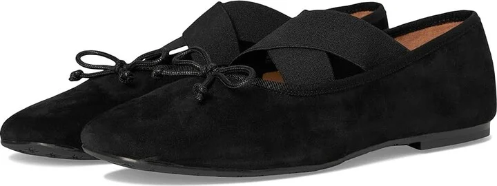 Sam Edelman Arya Women's Flat Shoes Black Suede : 11 M, Polyester