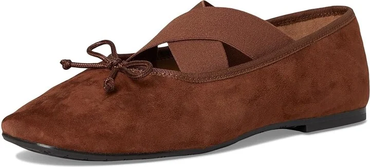 Sam Edelman Arya Women's Flat Shoes Dark Terra Toffee : 12 M, Polyester - Image 5