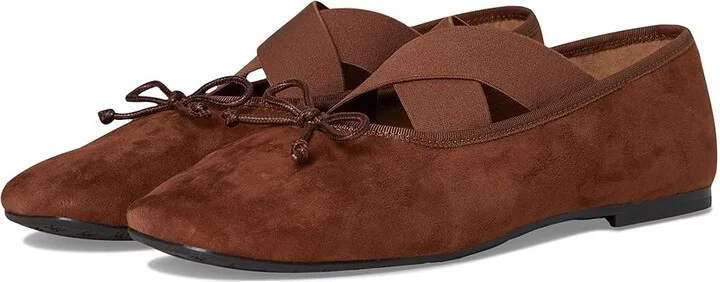 Sam Edelman Arya Women's Flat Shoes Dark Terra Toffee : 12 M, Polyester