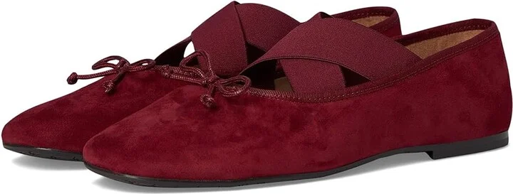 Sam Edelman Arya Women's Flat Shoes French Merlot : 7.5 M, Polyester
