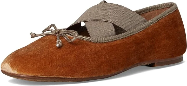 Sam Edelman Arya Women's Flat Shoes Harvest Brown : 10 M, Polyester - Image 5