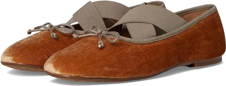 Sam Edelman Arya Women's Flat Shoes Harvest Brown : 10 M, Polyester