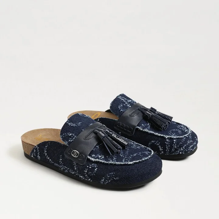 Sam Edelman Astrid Mule Hudson Navy Fabric