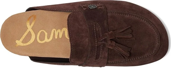 Sam Edelman Astrid Women's Flat Shoes Cafe Noir : 6.5 M, Suede - Image 2