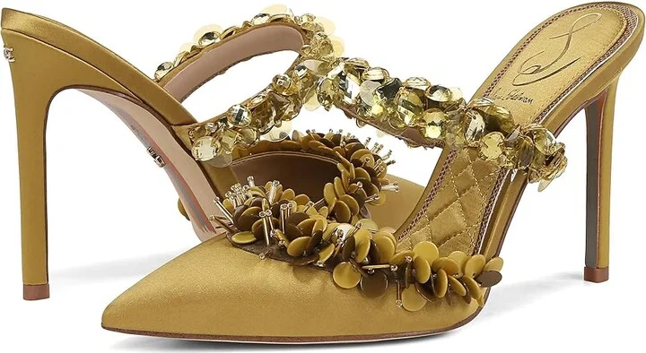Sam Edelman Athena High Women's Heels Dark Pear : 5 M, Leather/Rubber - Image 4