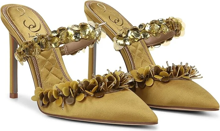 Sam Edelman Athena High Women's Heels Dark Pear : 5 M, Leather/Rubber
