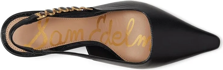 Sam Edelman Baker High Women's Heels Black : 5.5 M, Leather/Rubber - Image 2