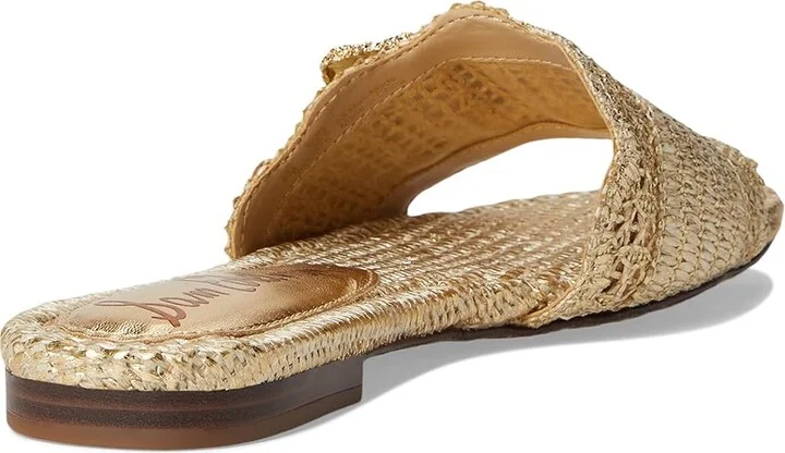 Sam Edelman Bambi 6 Women's Sandals Amber Gold : 9.5 M, Leather/Rubber - Image 4