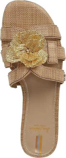 Sam Edelman Bay Flora Women's Shoes Tan : 6 M, Textile - Image 2