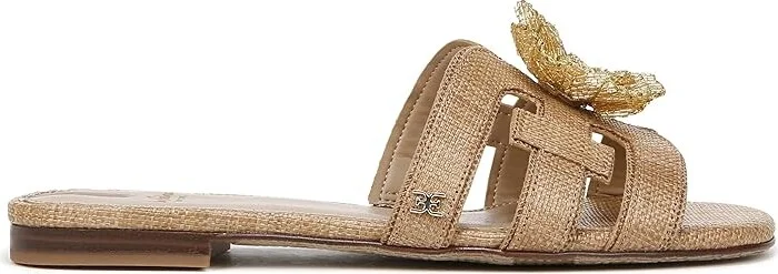 Sam Edelman Bay Flora Women's Shoes Tan : 6 M, Textile - Image 5
