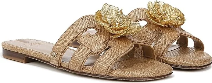 Sam Edelman Bay Flora Women's Shoes Tan : 6 M, Textile