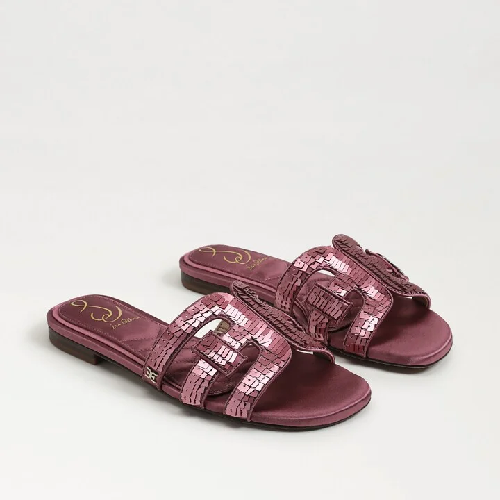 Sam Edelman Bay Glamour Slide Sandal Elderberry Fabric