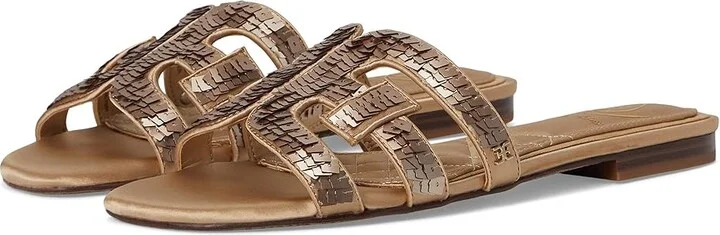 Sam Edelman Bay Glamour Women's Sandals Gold : 6.5 M, Leather