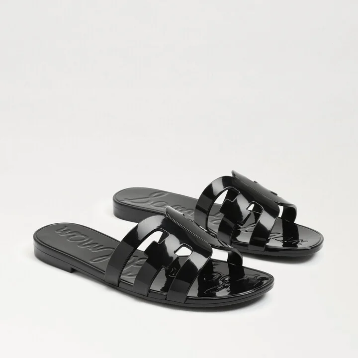Sam Edelman Bay Jelly Slide Sandal Black Jelly