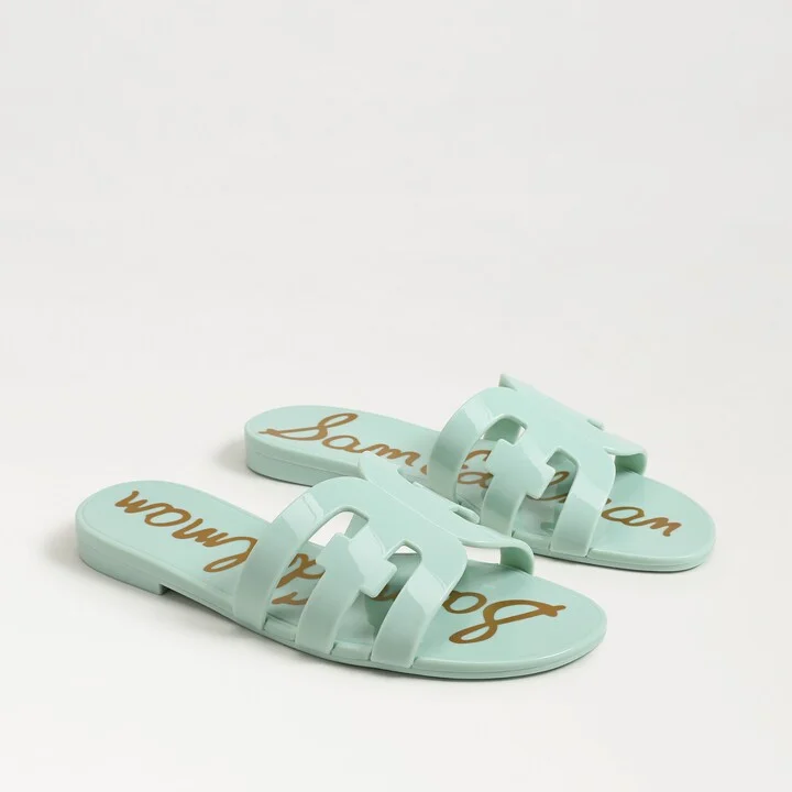 Sam Edelman Bay Jelly Slide Sandal Calypso Mint Jelly