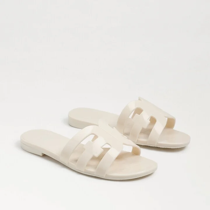 Sam Edelman Bay Jelly Slide Sandal Modern Ivory Jelly