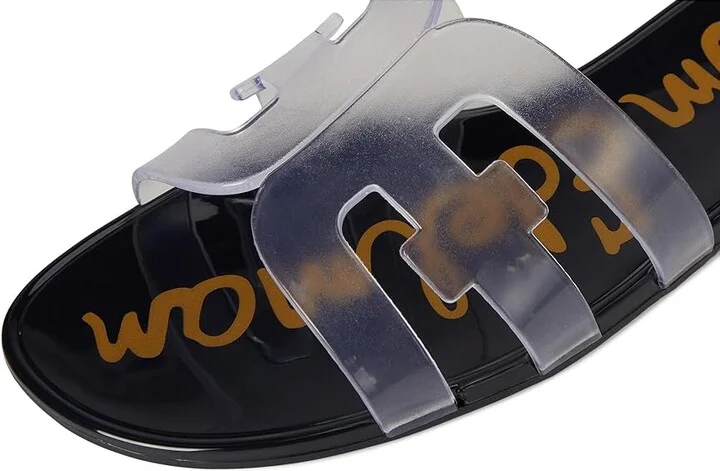 Sam Edelman Bay Jelly Women's Shoes Clear/Black : 12 M, Synthetic - Image 7